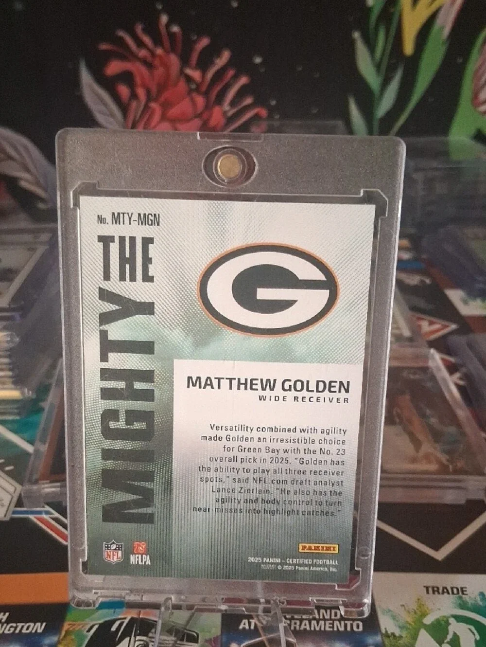 2025 Panini Matthew Golden The Mighty SSP Rookie